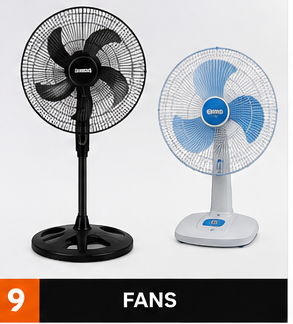 Rechargeable standing fan